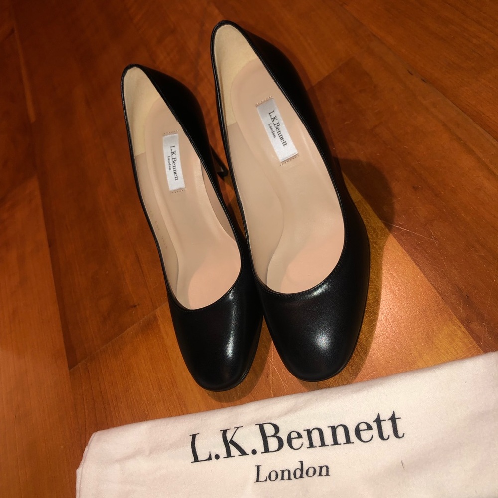 LK Bennett Nova Round Toe Pump 36.5 - Picture 4 of 11